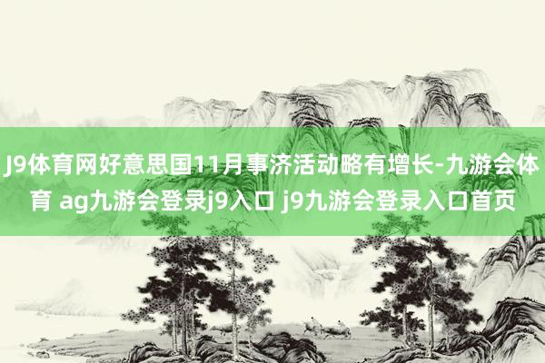 J9体育网好意思国11月事济活动略有增长-九游会体育 ag九游会登录j9入口 j9九游会登录入口首页